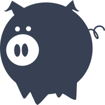 Piggy Bank Shape Sticker