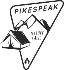 Pikespeak Nature Camping Sticker
