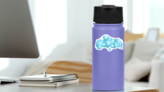 Pile Of Precious Gemstones, Diamond Sticker on a Water Bottle (New) example