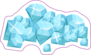 Pile Of Precious Gemstones, Diamond Sticker
