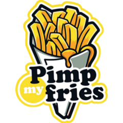 Pimp My French Fries Yellow Sticker