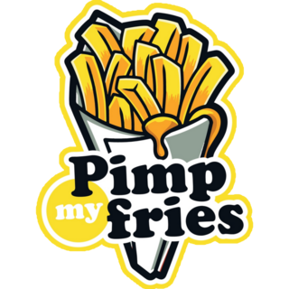 Pimp My French Fries Yellow Sticker