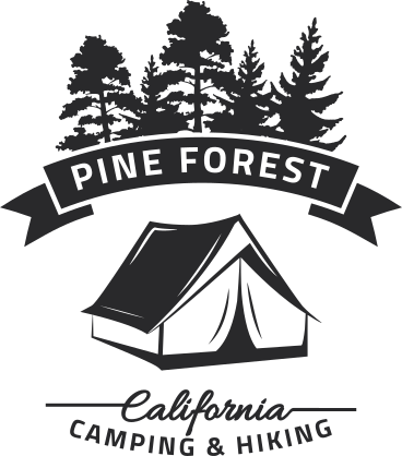 Pine Forest Camping Stickers