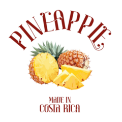 Pineapple Costa Rica Sticker