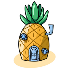 Pineapple House Sticker
