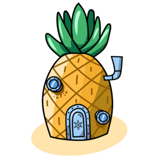 Pineapple House Sticker