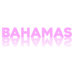Pink Bahamas Sticker