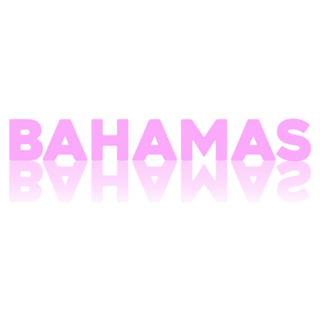 Pink Bahamas Sticker