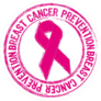 Pink Breast Cancer Prevention Stamp Sticker
