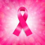 Pink Breast Cancer Ribbon Banner Sticker