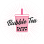 Pink Bubble Tea Tapioca Boba Sticker