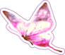 Pink Butterflies Sticker