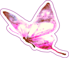 Pink Butterflies Sticker