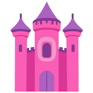Pink Castle Sticker
