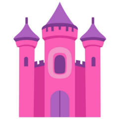 Pink Castle Sticker