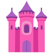 Pink Castle Sticker