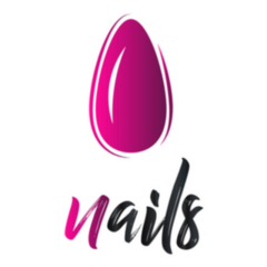 Pink Fashion Nails Logo Sticker