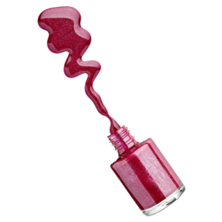 Pink Glitter Nail Polish Sticker