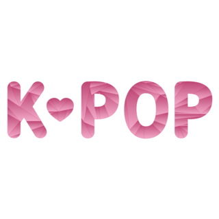 Pink K Pop Sticker