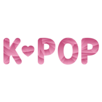 Pink K Pop Sticker