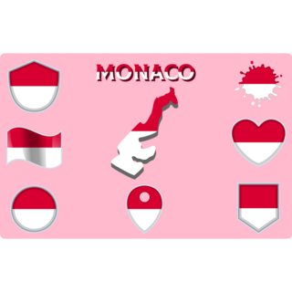 Pink Monaco Sticker Sheet