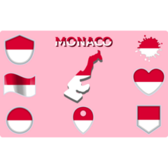 Pink Monaco Sticker Sheet