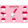 Pink Monaco Sticker Sheet