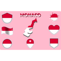 Pink Monaco Sticker Sheet