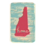 Pink New Hampshire Nostalgic Rustic Sign Sticker