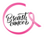 Pink Ribbon Breast Cancer Awareness Illustration Sticker