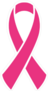 Pink Ribbon Breast Cancer Icon Sticker