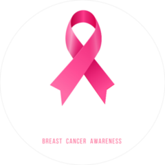 Pink Ribbon Breast Cancer Sticker