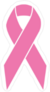 Pink Ribbon Icon Sticker