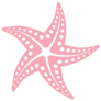 Pink Spot Starfish Sticker