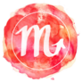 Pink Watercolor Scorpio Zodiac Sign Sticker