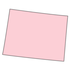 Pink Wyoming Silhouette Sticker