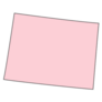 Pink Wyoming Silhouette Sticker