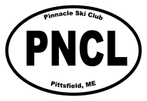 Pinnacle Ski Club Oval Sticker