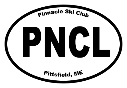 Pinnacle Ski Club Oval Sticker