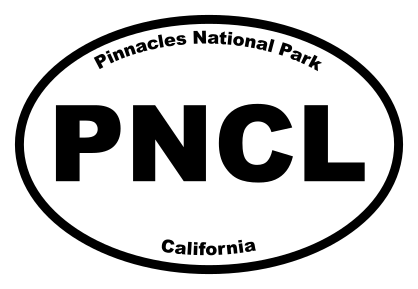 Pinnacles National Park Oval Sticker