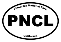 Pinnacles National Park Oval Sticker
