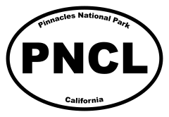 Pinnacles National Park Oval Sticker