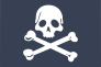Pirate Flag With Skull And Crossbones Sticker