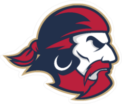 Pirate Head Mascot Sticker