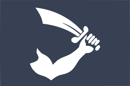 Pirate Holding Sword Sticker
