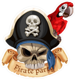 Pirate Party Sticker