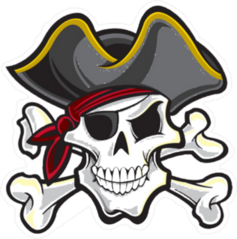 Pirate Sticker