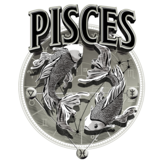 Pisces Hand Drawn Romantic Sticker