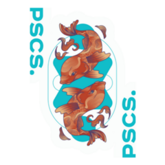 Pisces Trendy Zodiac Sign Sticker