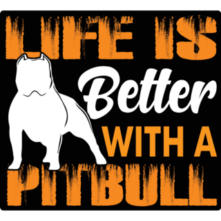 Pit Bull Life Sticker